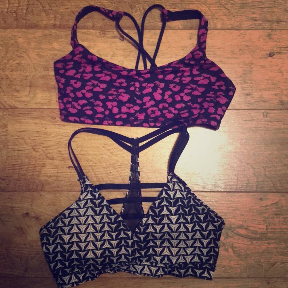 One VS sports bra & Lulu sports bra